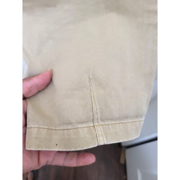 Converse Mens Beige Elastic Waist Jogger Pants With Black Drawstring Size XS - Picture 5 of 13